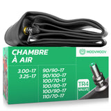 Chambre à air 3.00/3.25-17 valve droite (TR4)