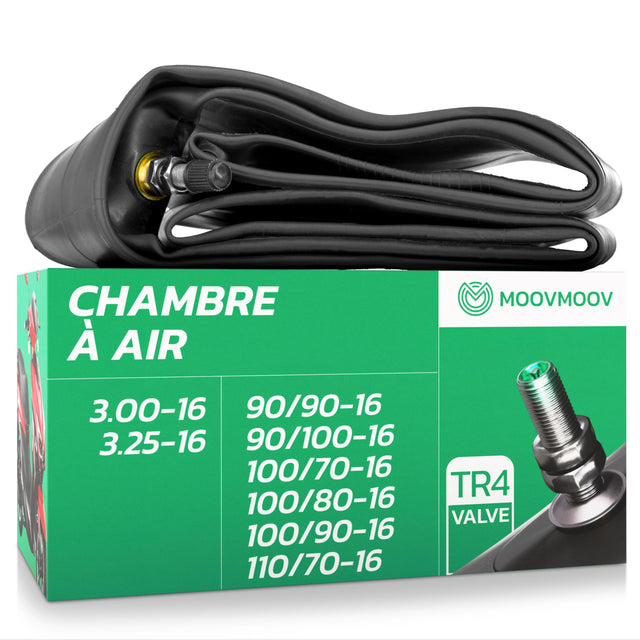 Chambre à air 3.00/3.25-16 valve droite (TR4)