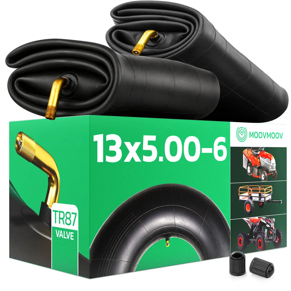 Chambre à air 13x5.00-6 MoovMoov - valve coudée