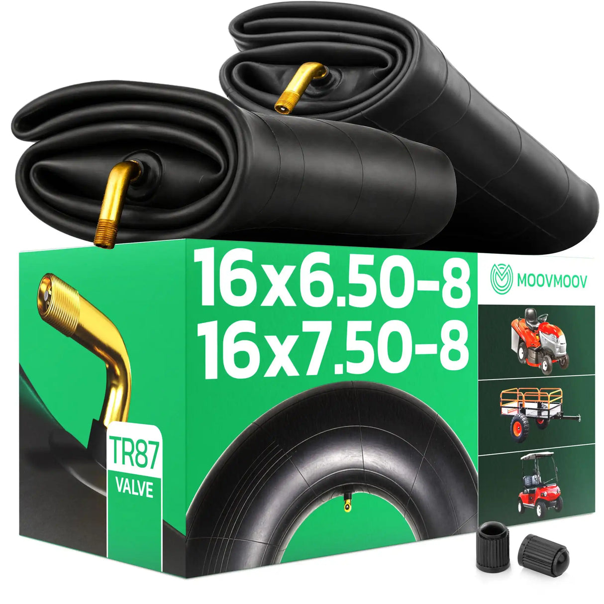 Chambre à air 16x6.50-8 MoovMoov - valve coudée