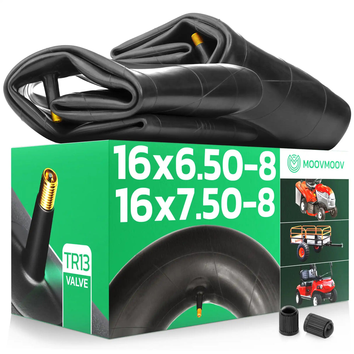 Chambre à air 16x6.50-8 MoovMoov - valve droite