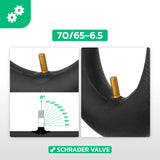 Valve Schrader coudée de Chambre à air 70/65-6.5 MoovMoov