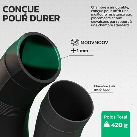 Chambre à air 15x6.00-6 en caoutchouc renforcé MoovMoov