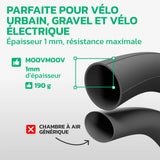 Chambre à air 700C en caoutchouc butyle renforcé MoovMoov