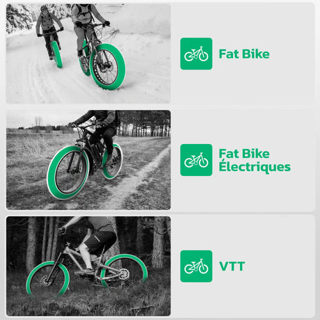Chambre à air 27,5 pouces MoovMoov compatible fatbike et VTT électrique