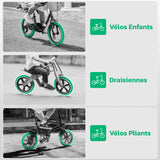 Chambre à air 12 pouces MoovMoov compatible vélo enfant, draisienne et vélo pliant