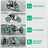 Chambre à air 14x1.75/1.95 compatible pneus vélo enfant, draisienne et kart MoovMoov