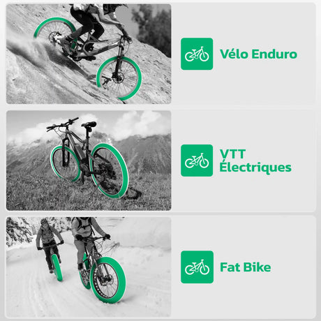 Chambre à air 27,5 pouces MoovMoov compatible vélo, enduro, VTT et fat bike