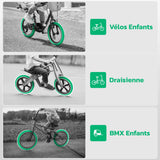 Chambre à air 12,5 pouces MoovMoov compatible vélo enfant, draisienne et BMX