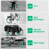 Chambre à air 27,5 pouces MoovMoov compatible vélo, VTT électrique, cargo et randonnée