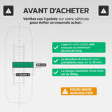 Guide de compatibilité de l'axe – Roues 4.10/3.50-4 jante acier MoovMoov
