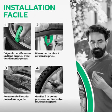 Guide d'installation de la chambre à air 27,5 pouces MoovMoov