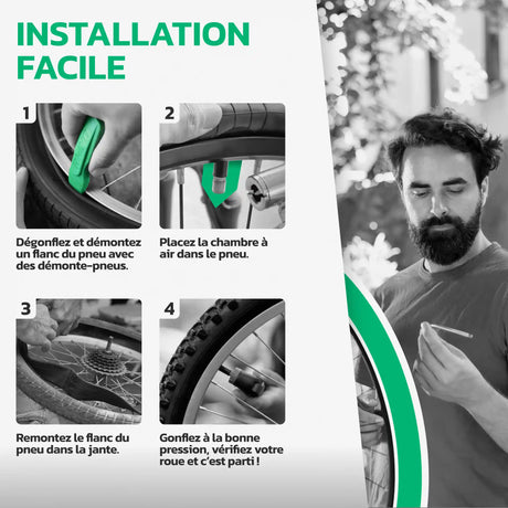 Guide d'installation de la chambre à air 27,5 pouces MoovMoov
