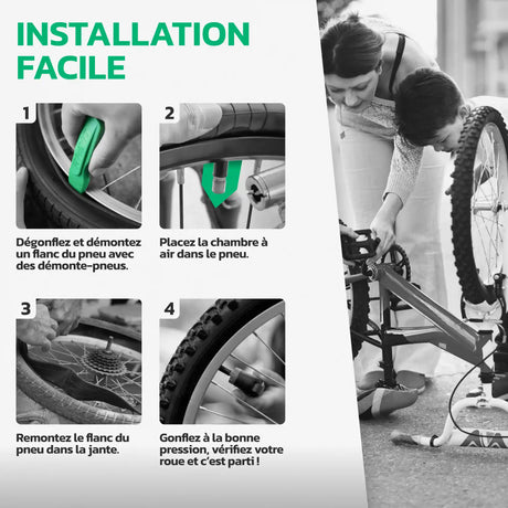 Guide d'installation – Chambre à air 18x1.75/1.95 MoovMoov