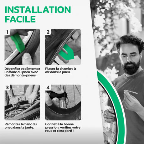 Guide d'installation de la chambre à air 27,5 pouces MoovMoov
