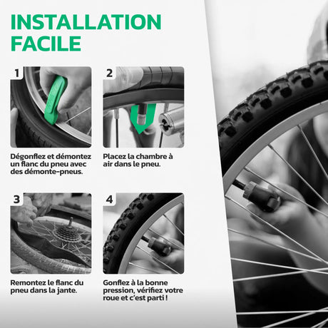 Guide d'installation – Chambre à air 12,5 pouces MoovMoov
