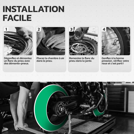 Guide d'installation de la chambre à air 17 pouces MoovMoov
