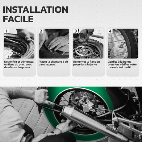 Guide d'installation de la chambre à air 16 pouces MoovMoov
