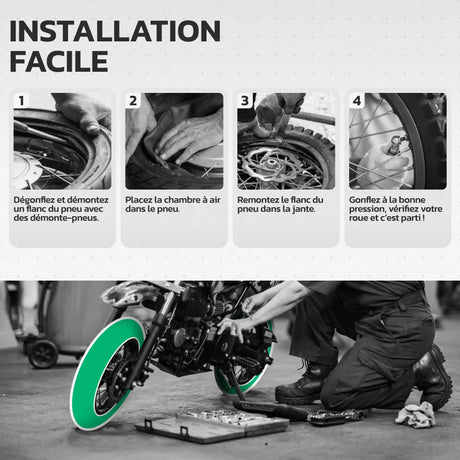 Guide d'installation de la chambre à air 19 pouces MoovMoov