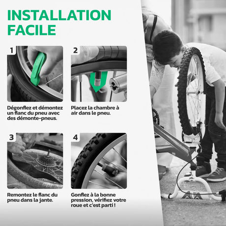 Guide d'installation de la chambre à air 22 pouces MoovMoov