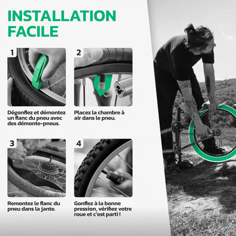 Guide d'installation de la chambre à air 20 pouces MoovMoov