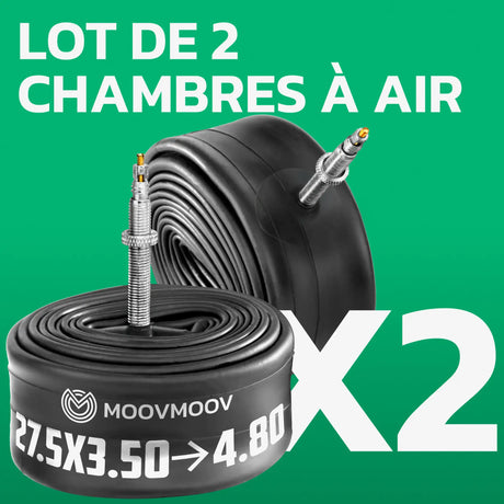 Lot de 2 chambres à air 27,5 pouces MoovMoov