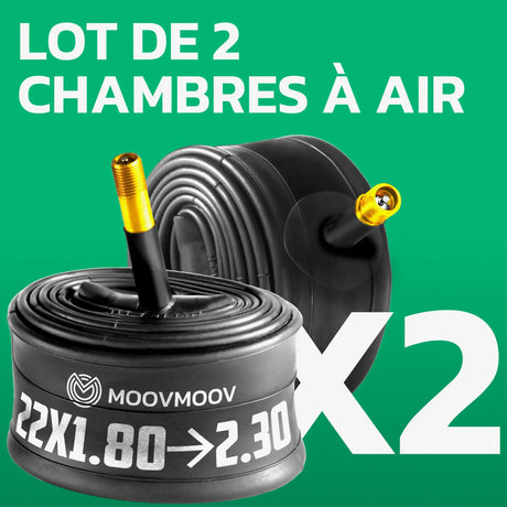 Lot de 2 chambres à air 22 pouces MoovMoov