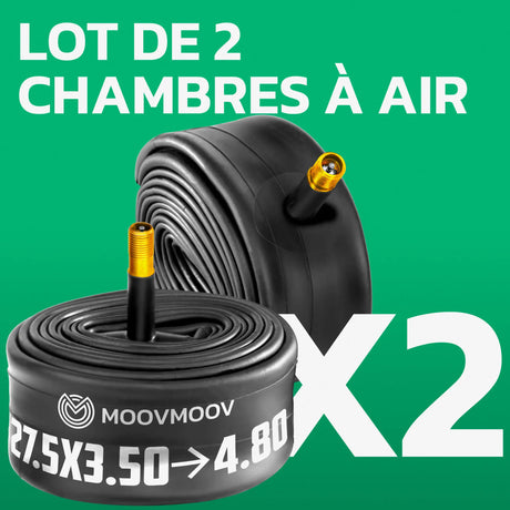 Lot de 2 chambres à air 27,5 pouces MoovMoov