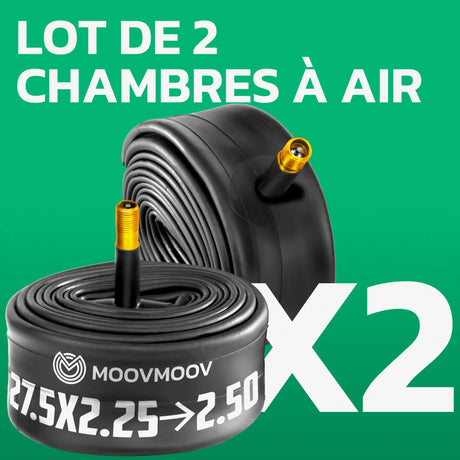Lot de 2 chambres à air 27,5 pouces MoovMoov