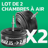 Lot de 2 chambres à air 26 pouces MoovMoov