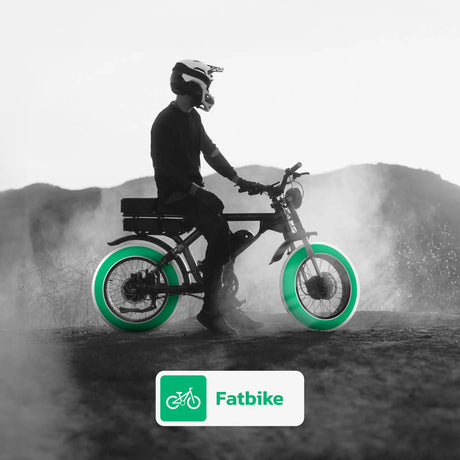 Chambre à air Fatbike 20x4.0 montée sur pneu Fatbike MoovMoov