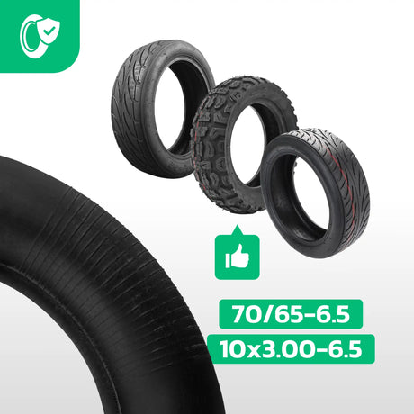 Chambre à air 70/65-6.5 pour trottinette – tailles compatibles MoovMoov