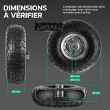 Roues 4.10/3.50-4 jante acier – dimensions à vérifier MoovMoov