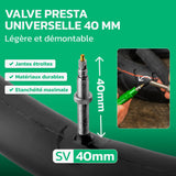 Valve Presta 40 mm de la chambre à air 24 pouces MoovMoov