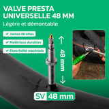 Valve Presta 48 mm de la chambre à air 27,5 pouces MoovMoov