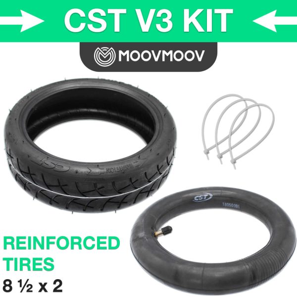 Kit pneu cst V3 renforcé trottinette électrique 8.5x2