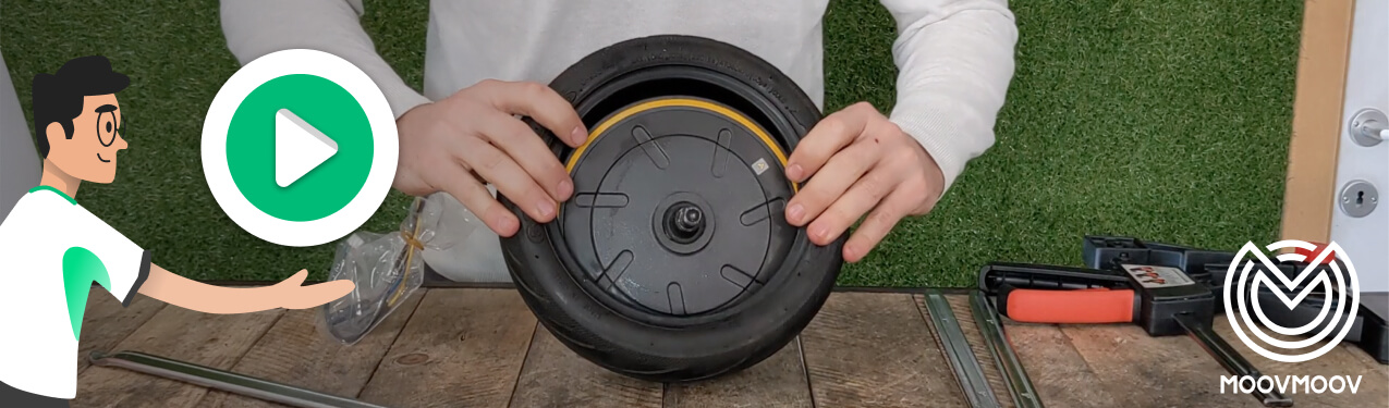 tutoriel montage pneu tubeless ninebot g30 max roue arrière