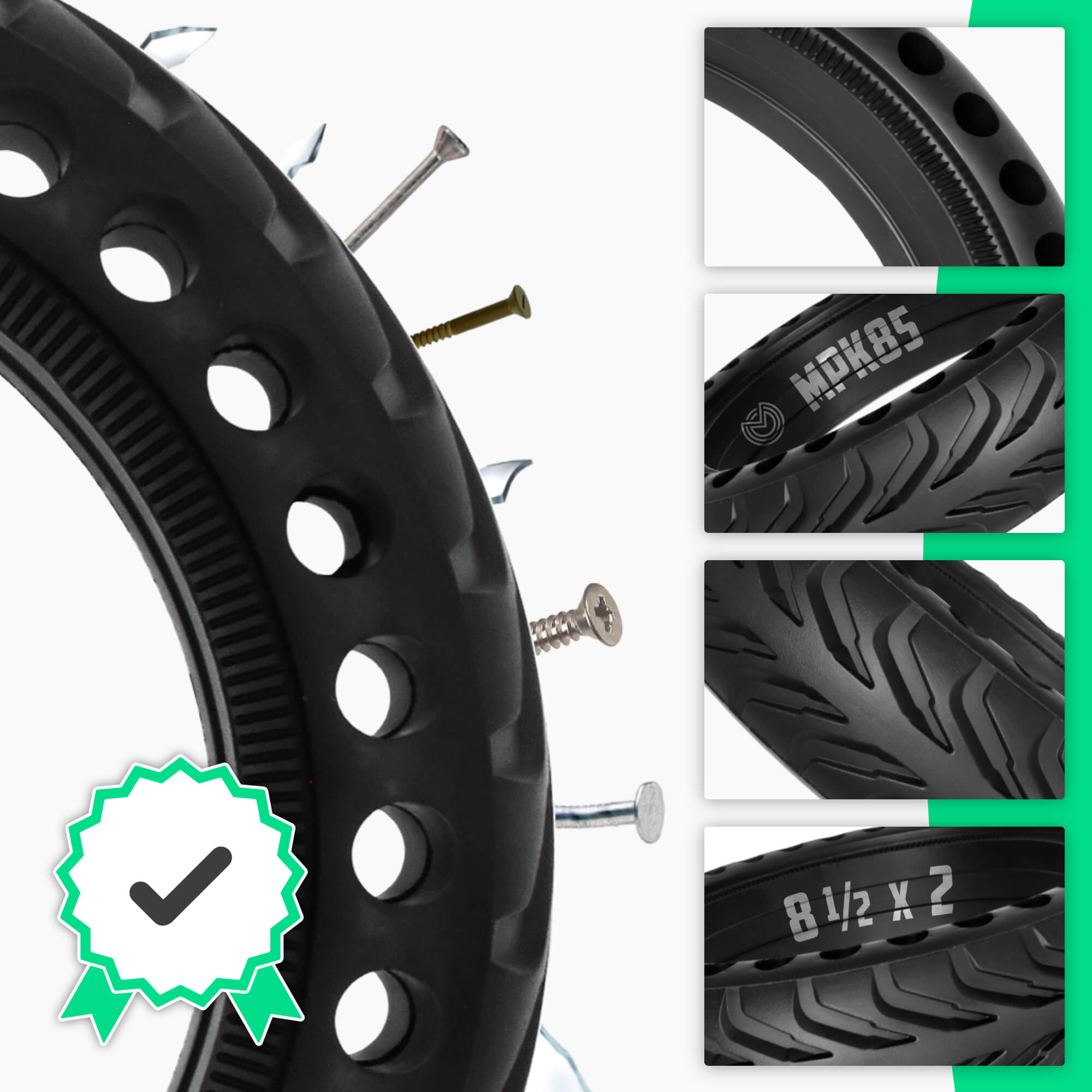 Solid tyre MPK85