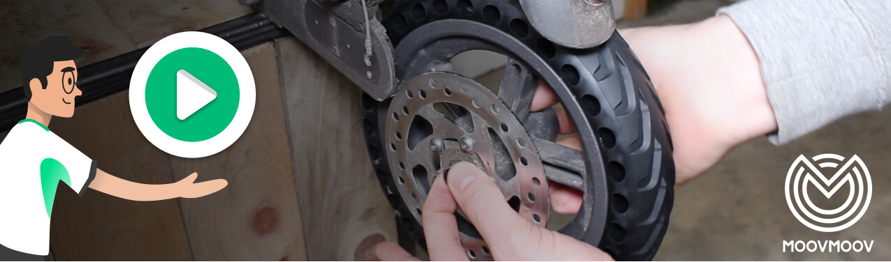 tutoriel montage pneu plein xiaomi m365 roue arrière
