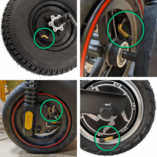 valve de pneu tubeless moto